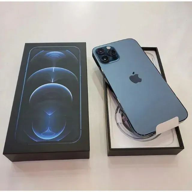 iPhone 12 Pro Max 128GB Azul Bateria 88% // Retira na Savassi