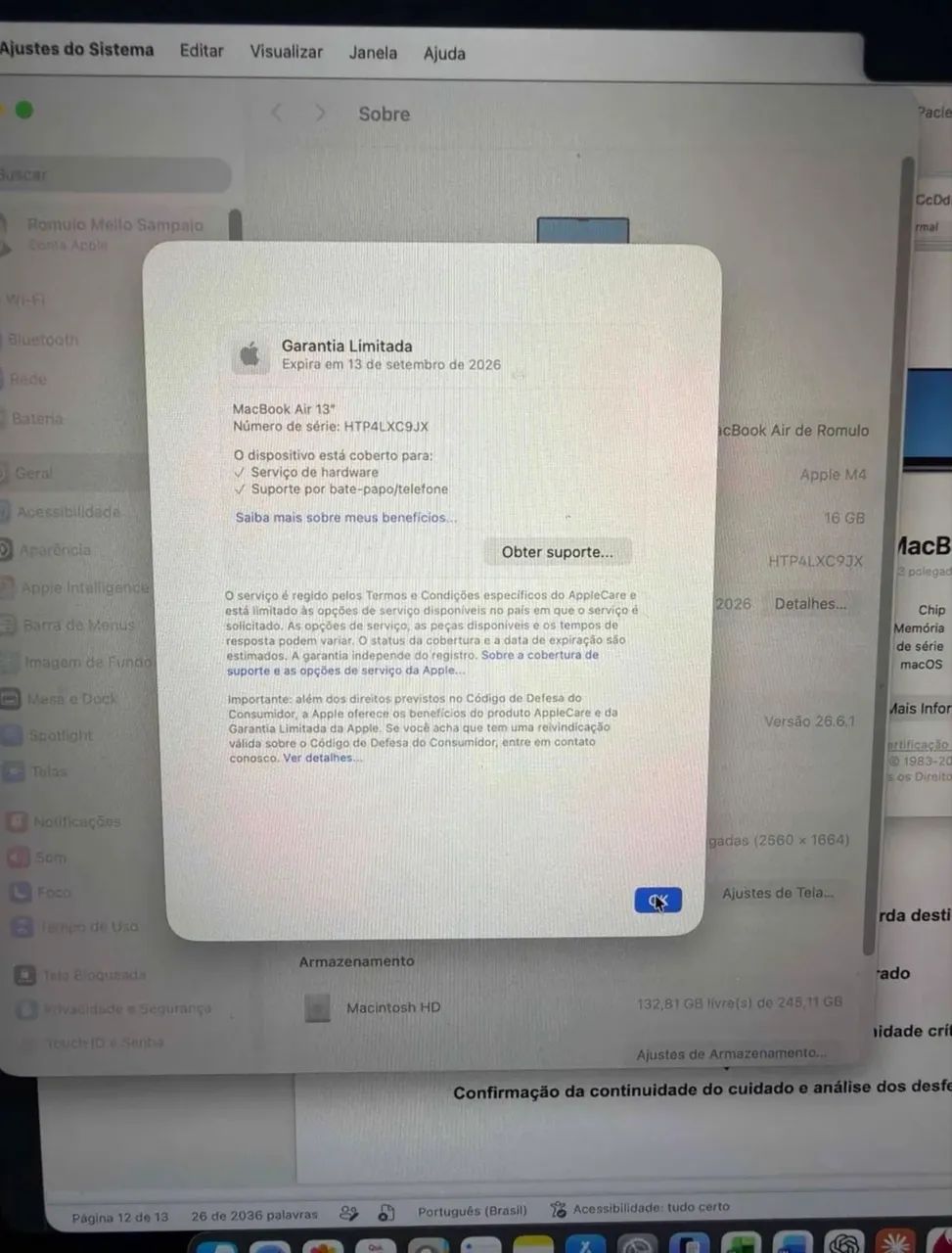 Macbook Air M4 13 polegadas - Foto 3