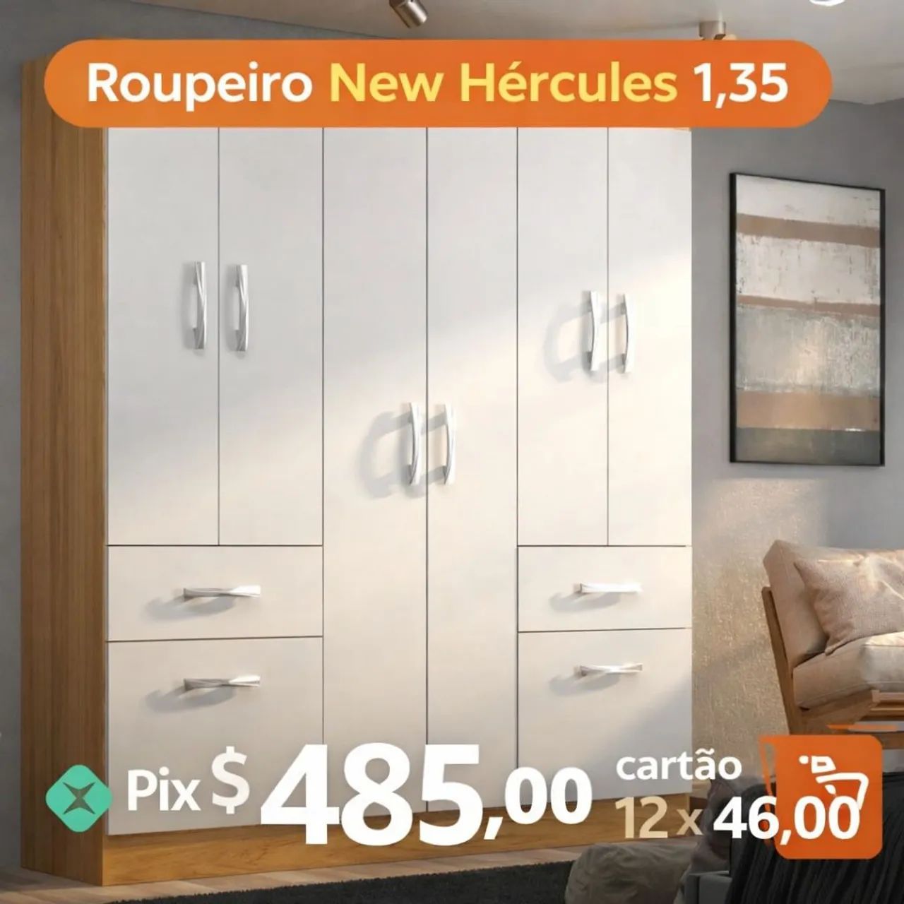 Roupeiro New Hércules 1,35