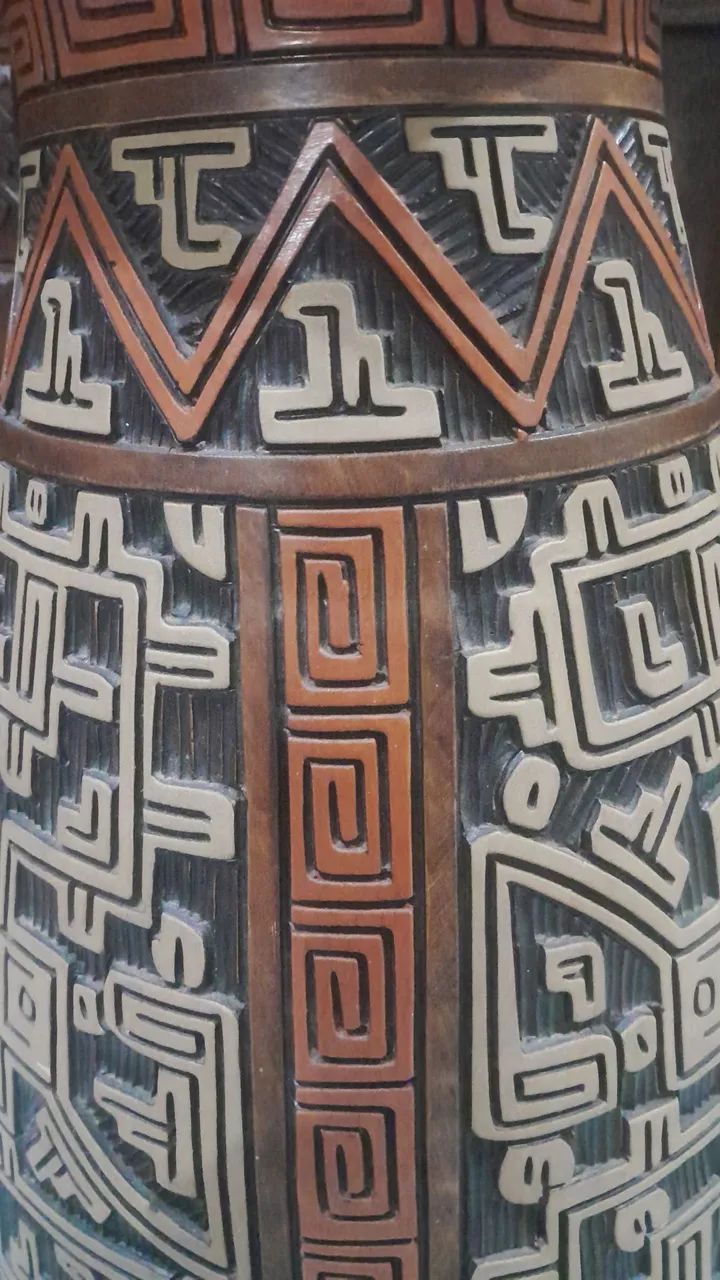 Grande vaso marajoara de ceramica - Foto 4