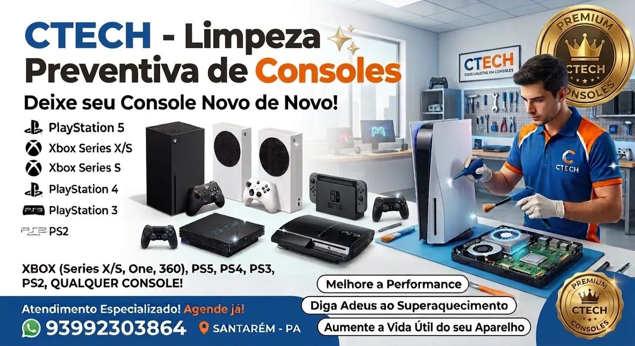 Limpeza preventiva consoles !!