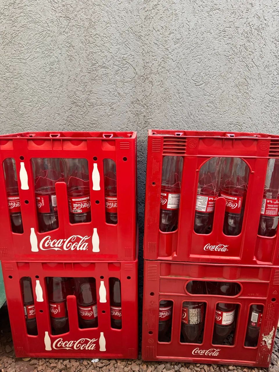 Caixa com casco (Coca Cola 1L)