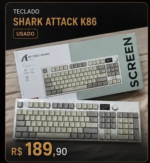 Teclado shark attack k86