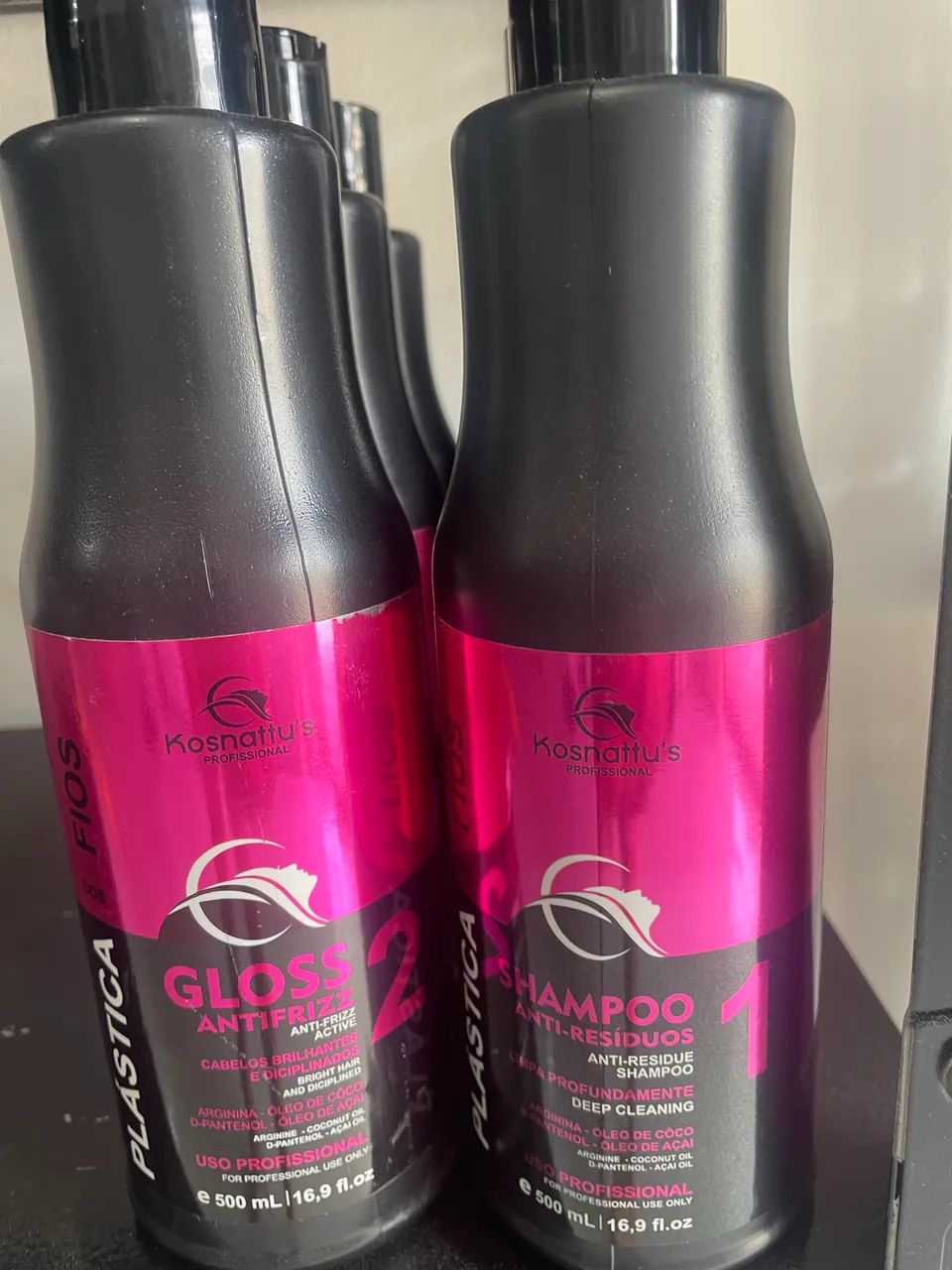 Selagem profissional + shampoo 500ml 