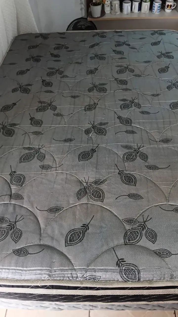 Cama box mais colchão de molas ( entrego sem taxa) - Foto 4