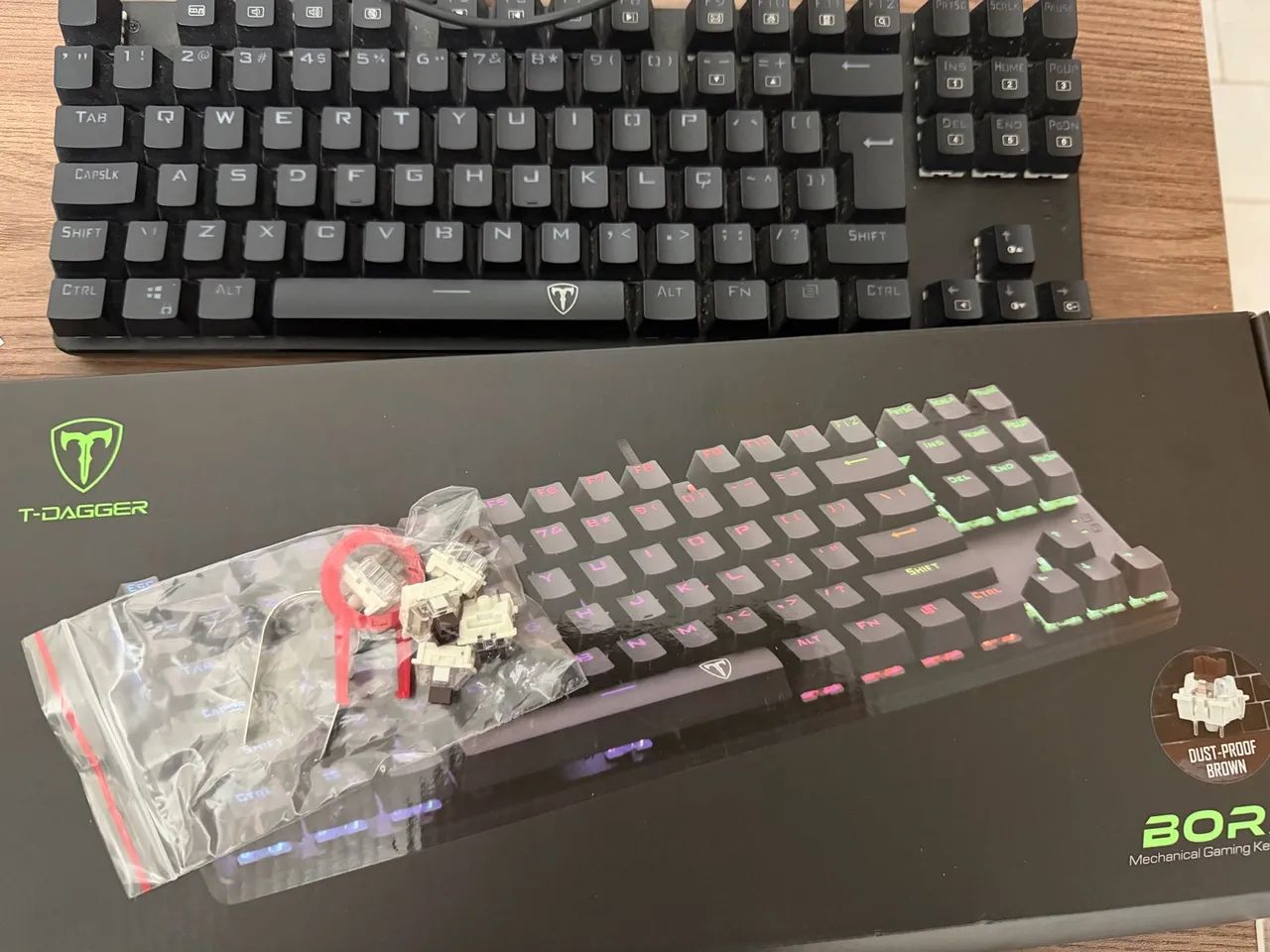 Teclado Mecânico Switch Brown + Mousepad - Foto 2