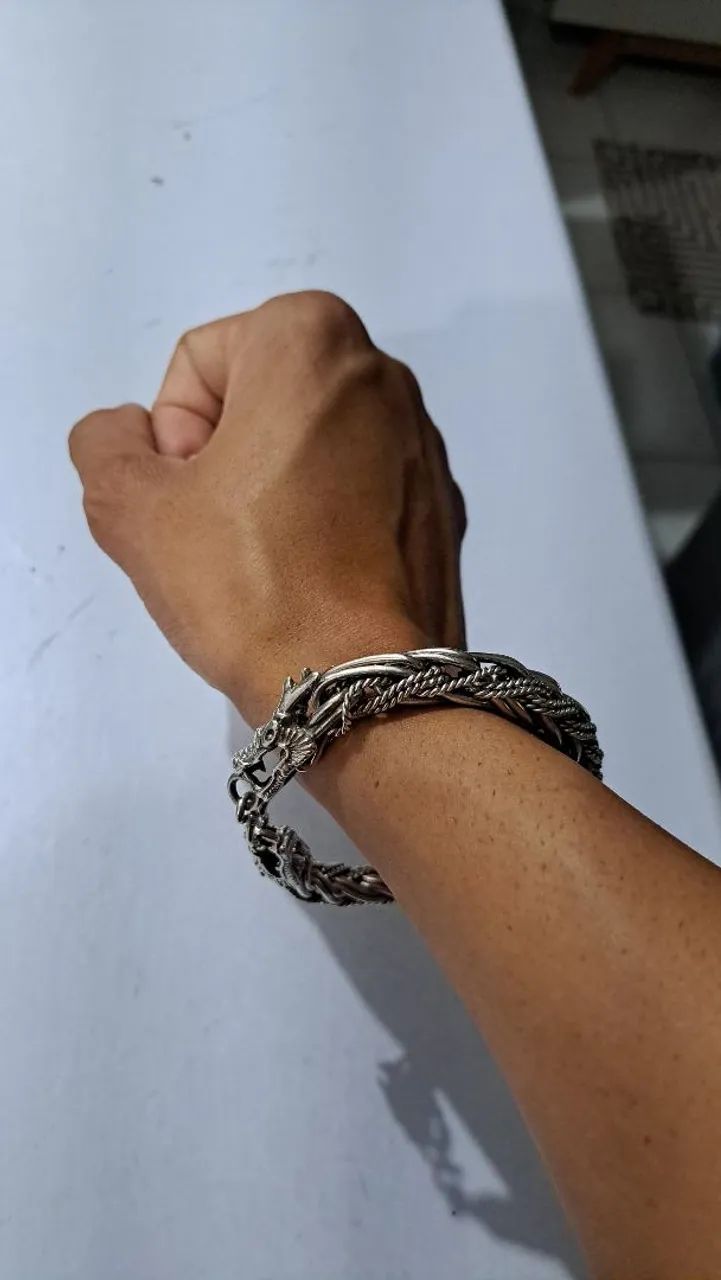 Pulseira bali dragão 925  - Foto 5
