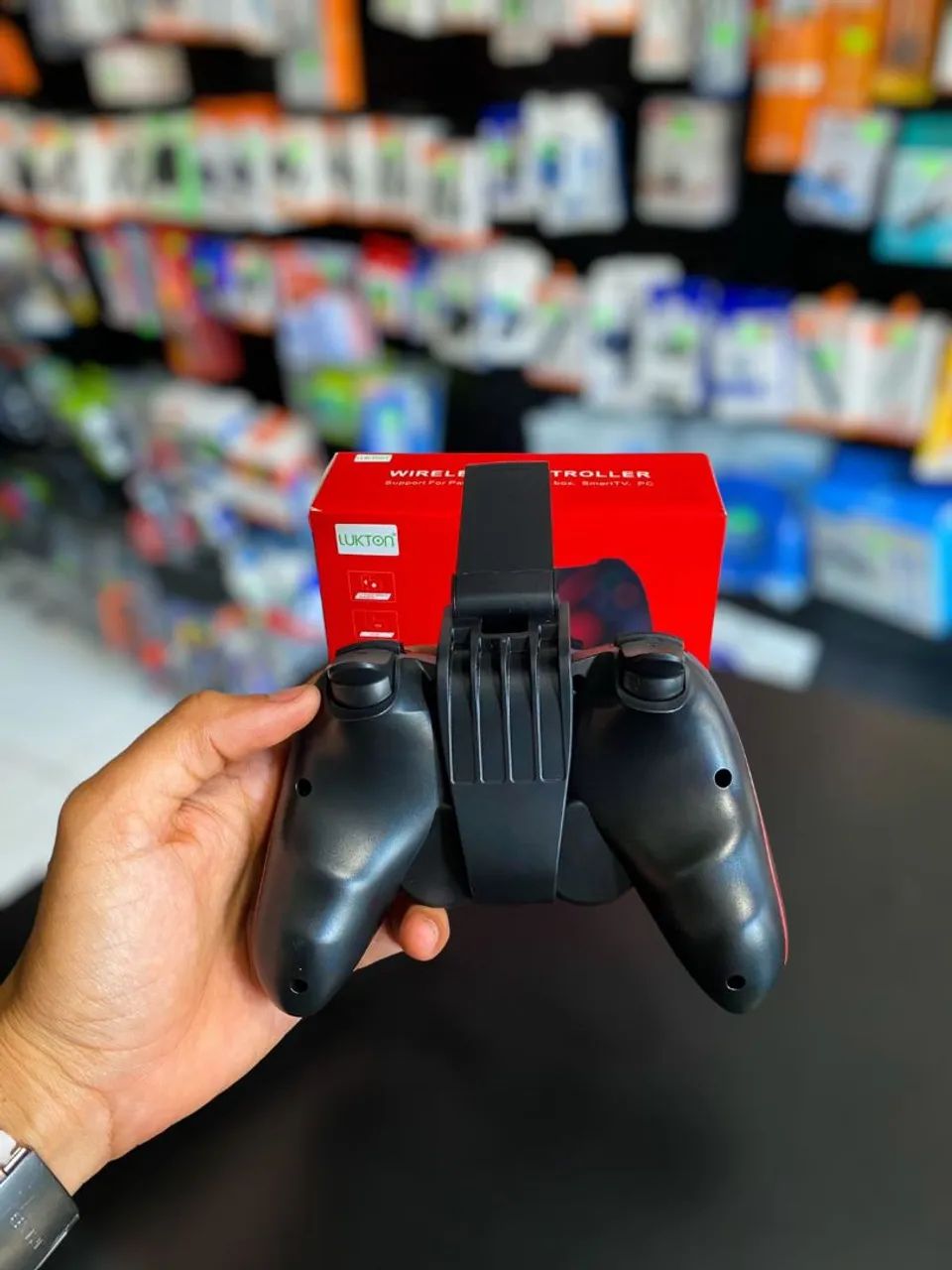 CONTROLE GAMER JOYSTICK BLUETOOTH PARA CELULAR - Foto 4