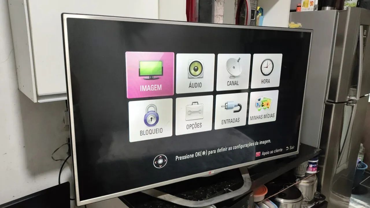 Tv led 47 polegadas não e smart