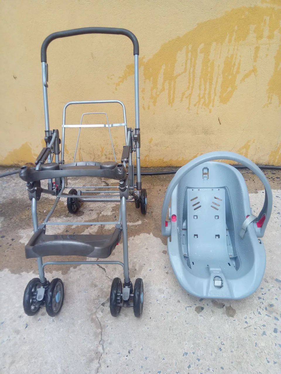Kit bebê conforto e carrinho Cosco - Foto 2