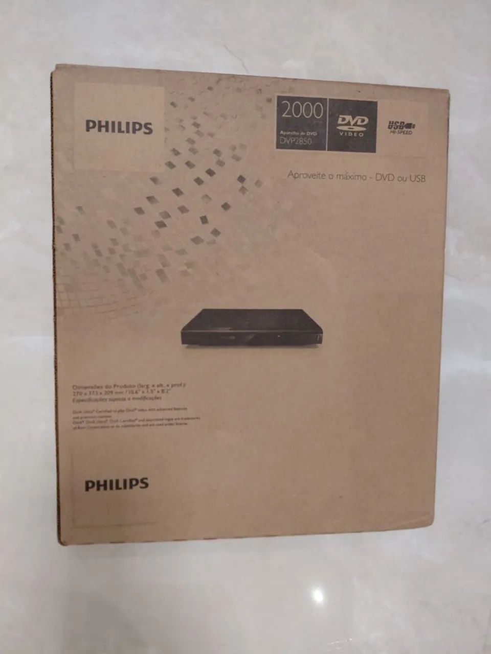 Aparelho de DVD Philips DVP2850 LACRADO DE FÁBRICA - Foto 2