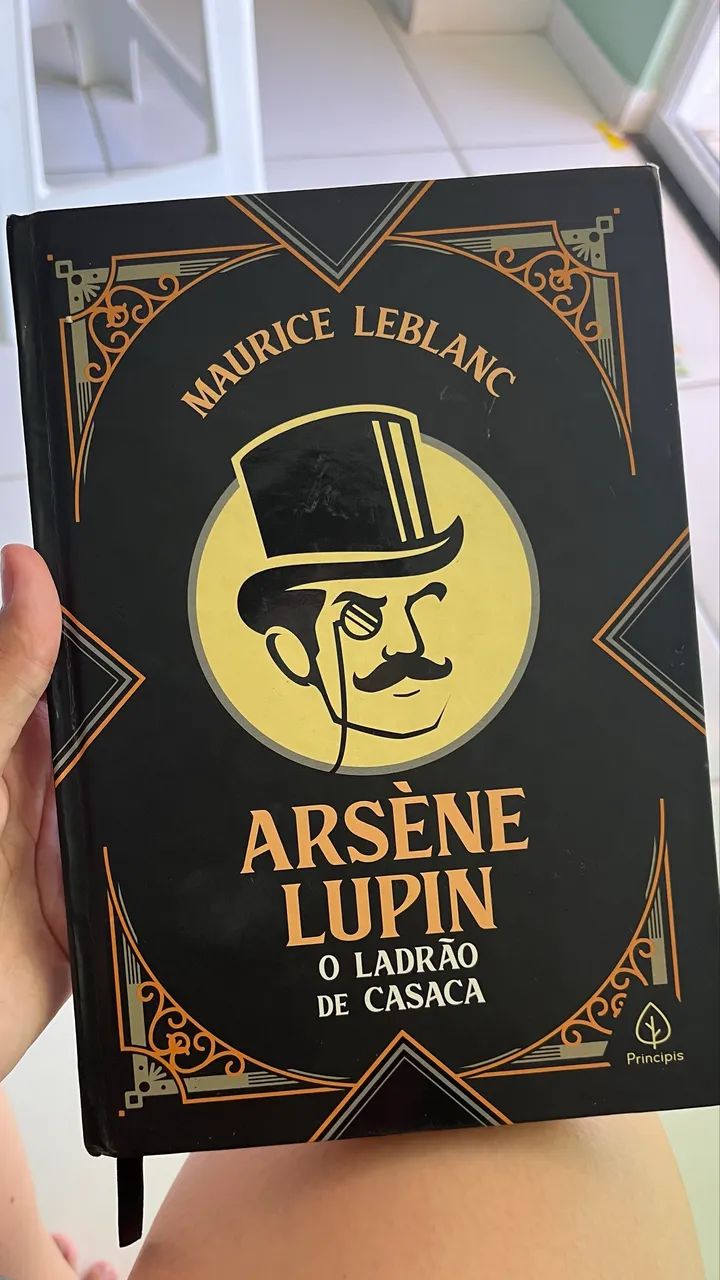 Livro arséne lupin, original 