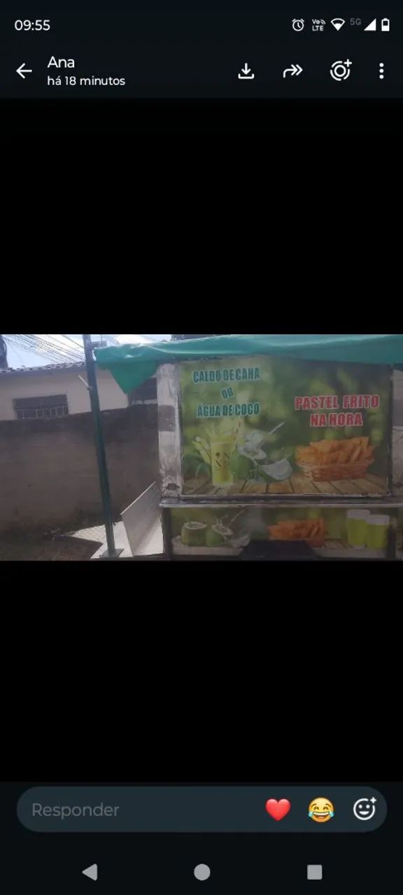 Carretinha de caldo de cana 