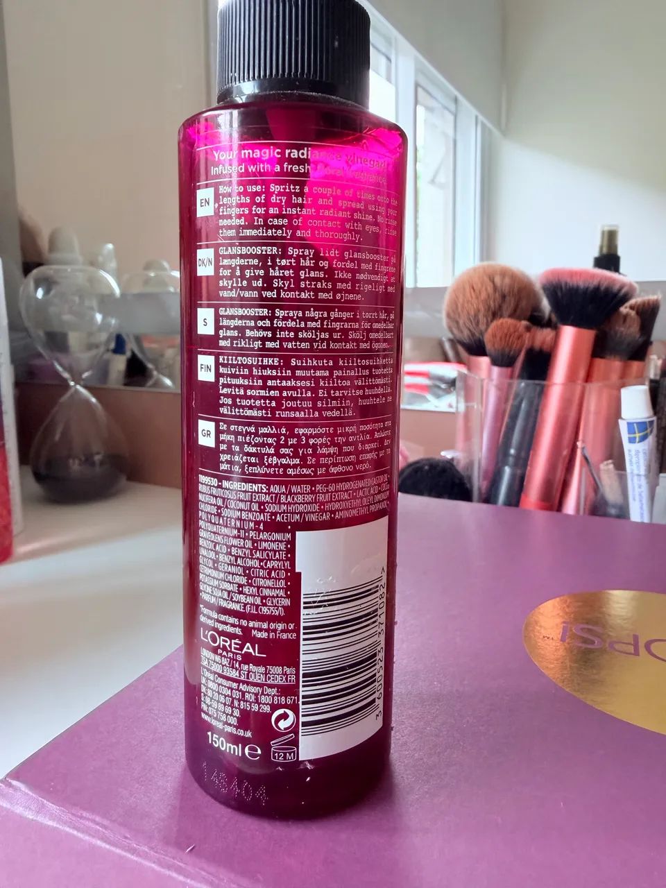 L?Oréal Botanicals Geranium Radiance Vinegar Spray 150ml - Foto 3