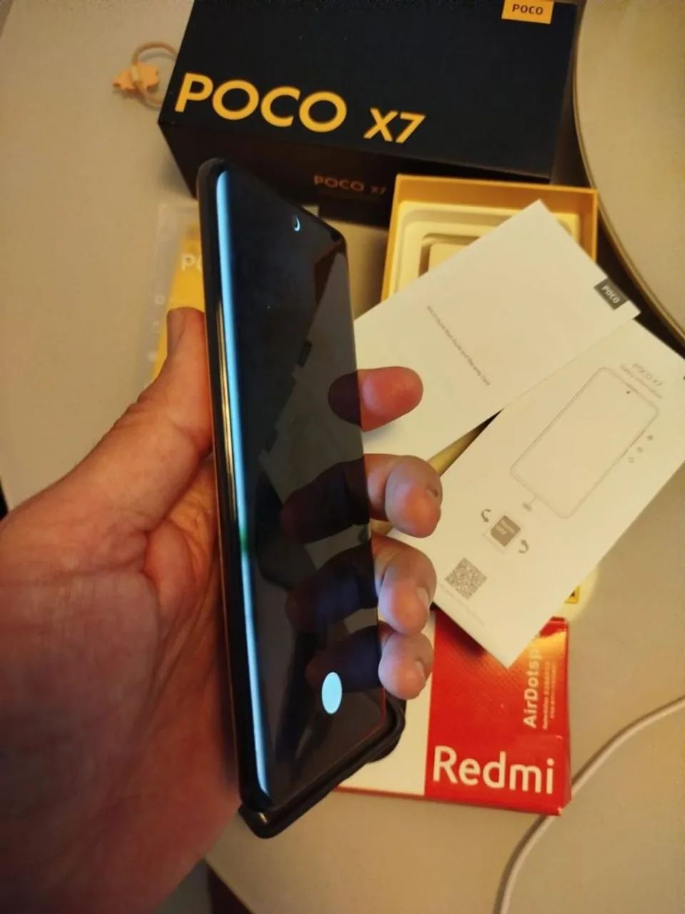 Xiaomi poco x7 de 512 GB amarelo 5G - Foto 5