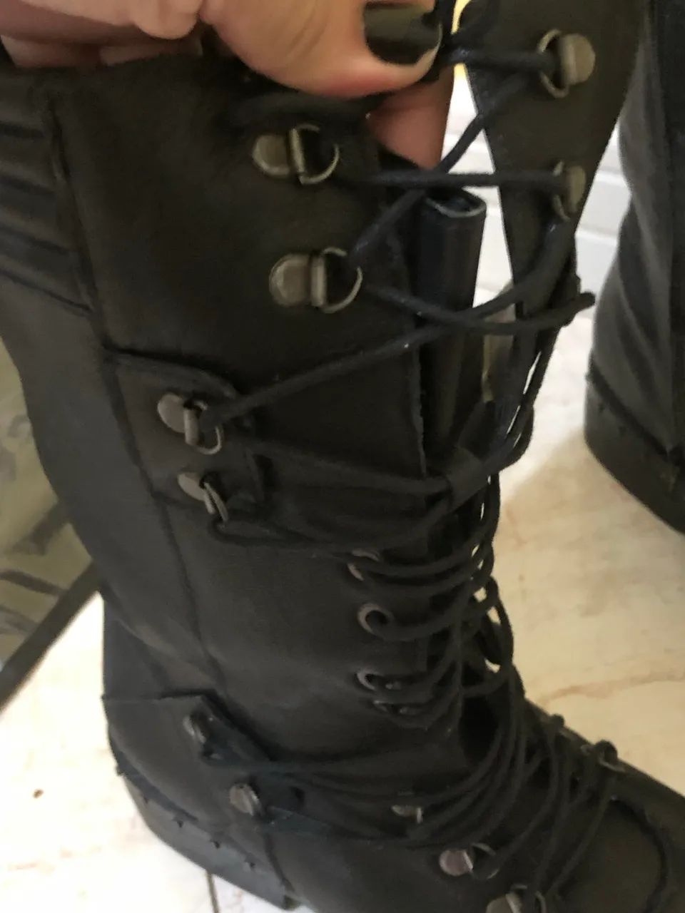 Bota coturno Couro Legítimo VIA CURTUME  - Foto 4