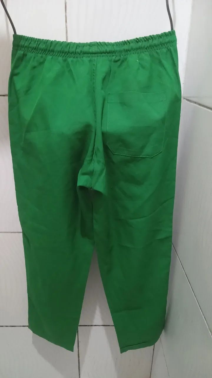 Calça Tactel Verde Unissex G - Foto 2