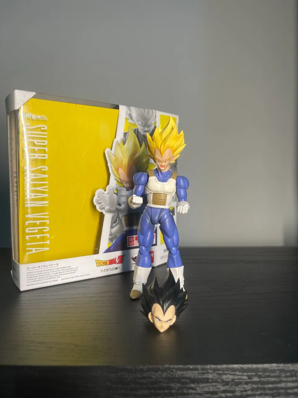 S.h figuarts Dragon ball - Super vegeta + head extra 