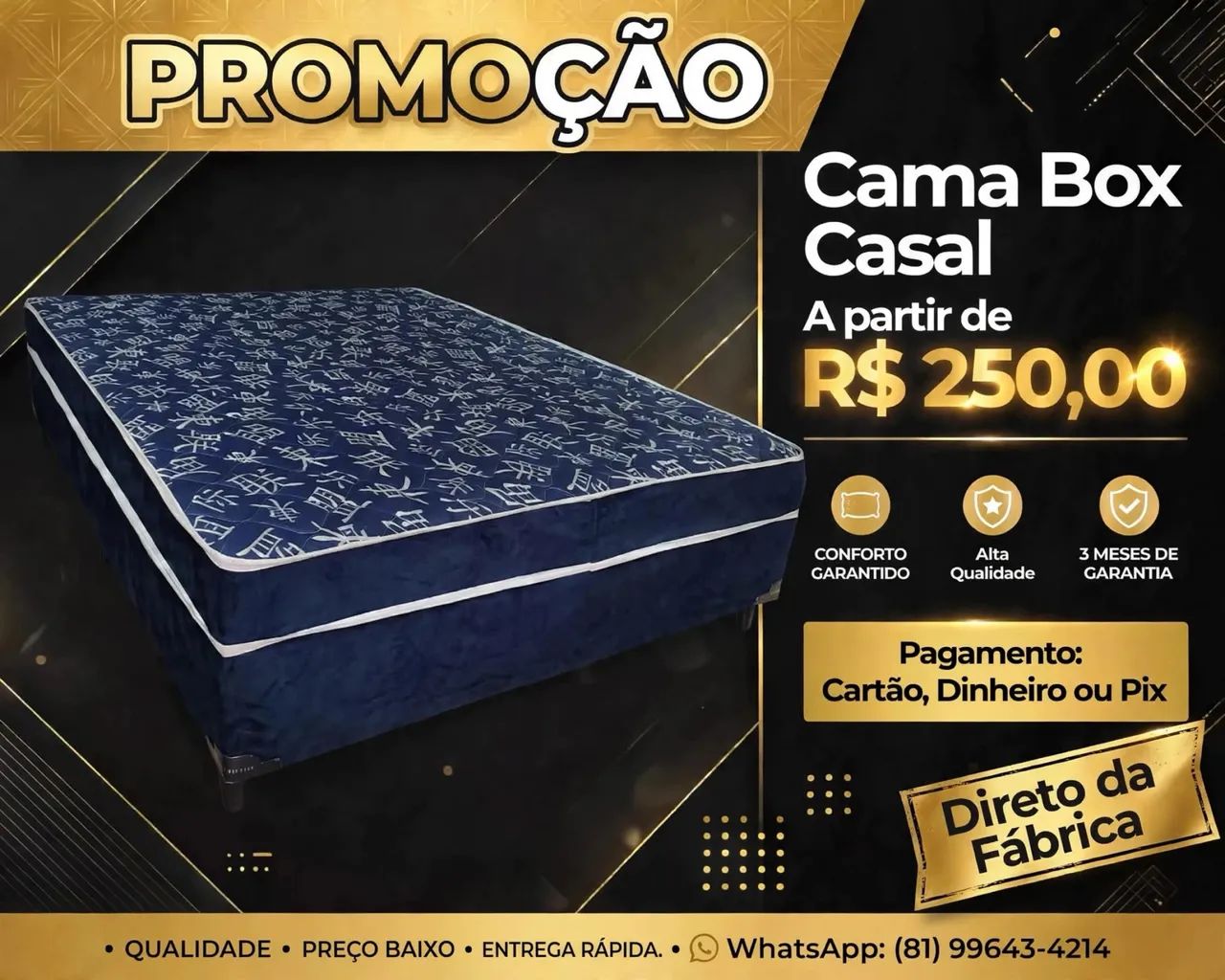 Cama Box Casal - Foto 5