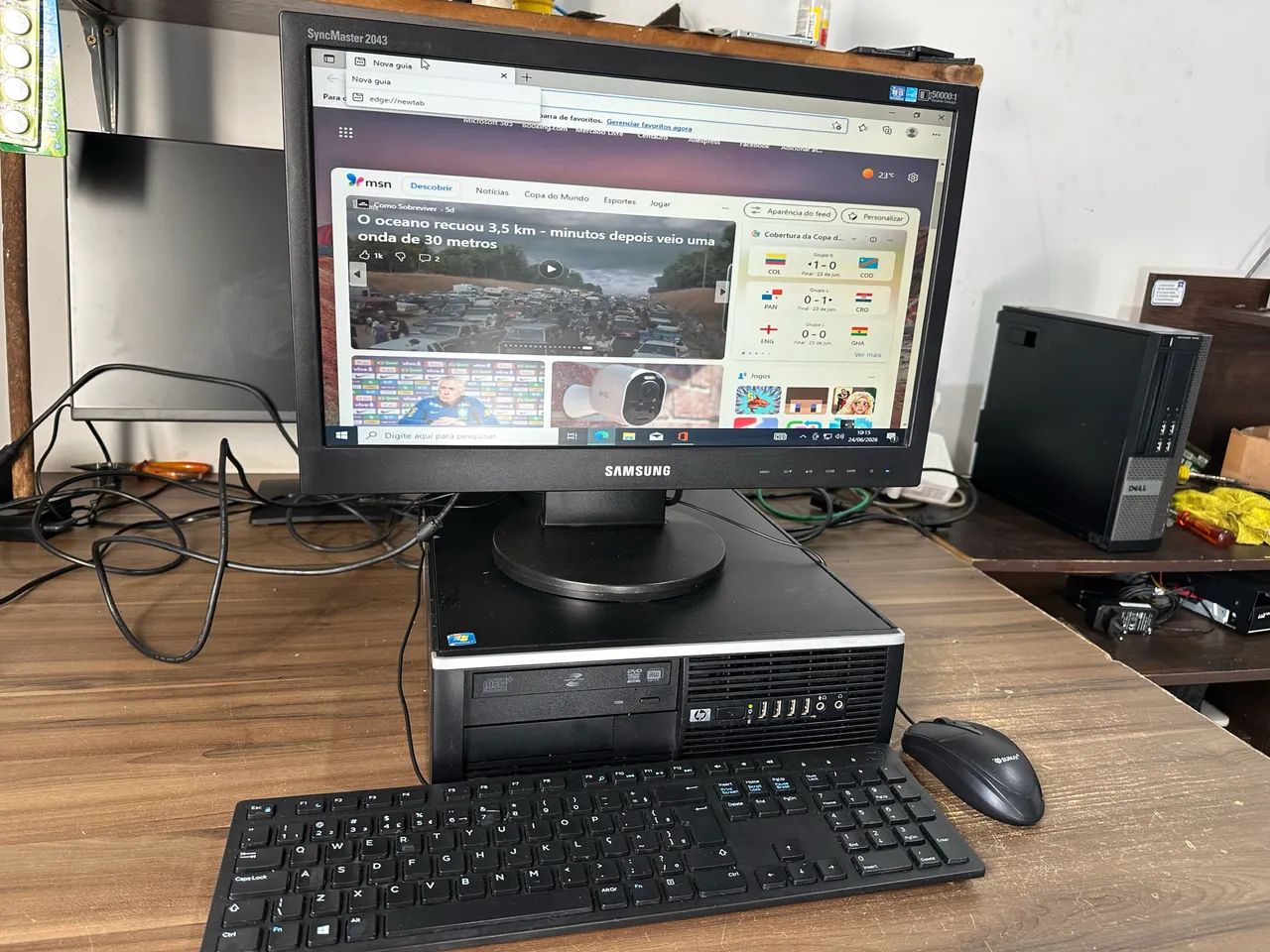 computador com ssd windows 11 ou win 10 completo com tela para empresas  - Foto 2