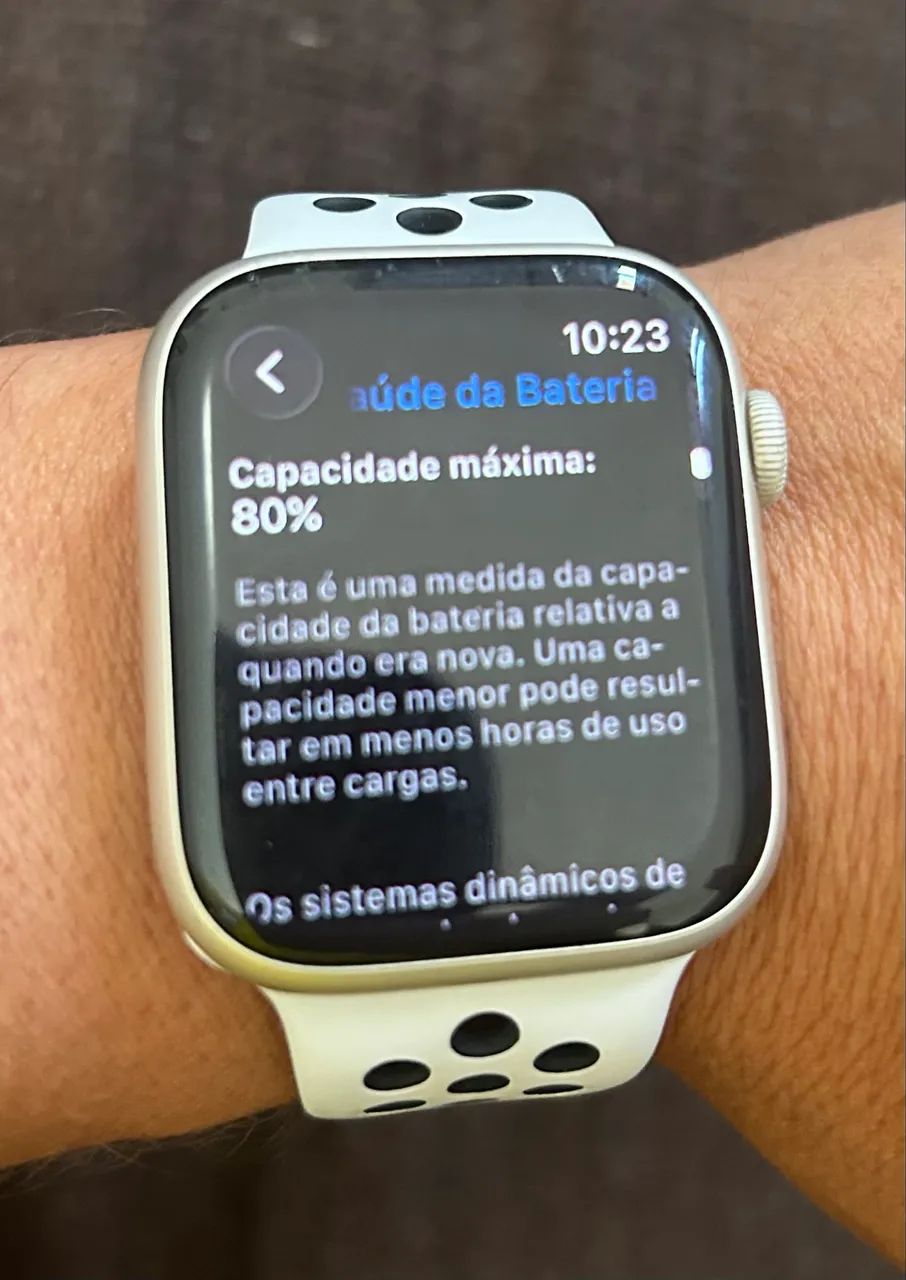 Apple Watch Series 7 GPS 45mm - Prata - Foto 6