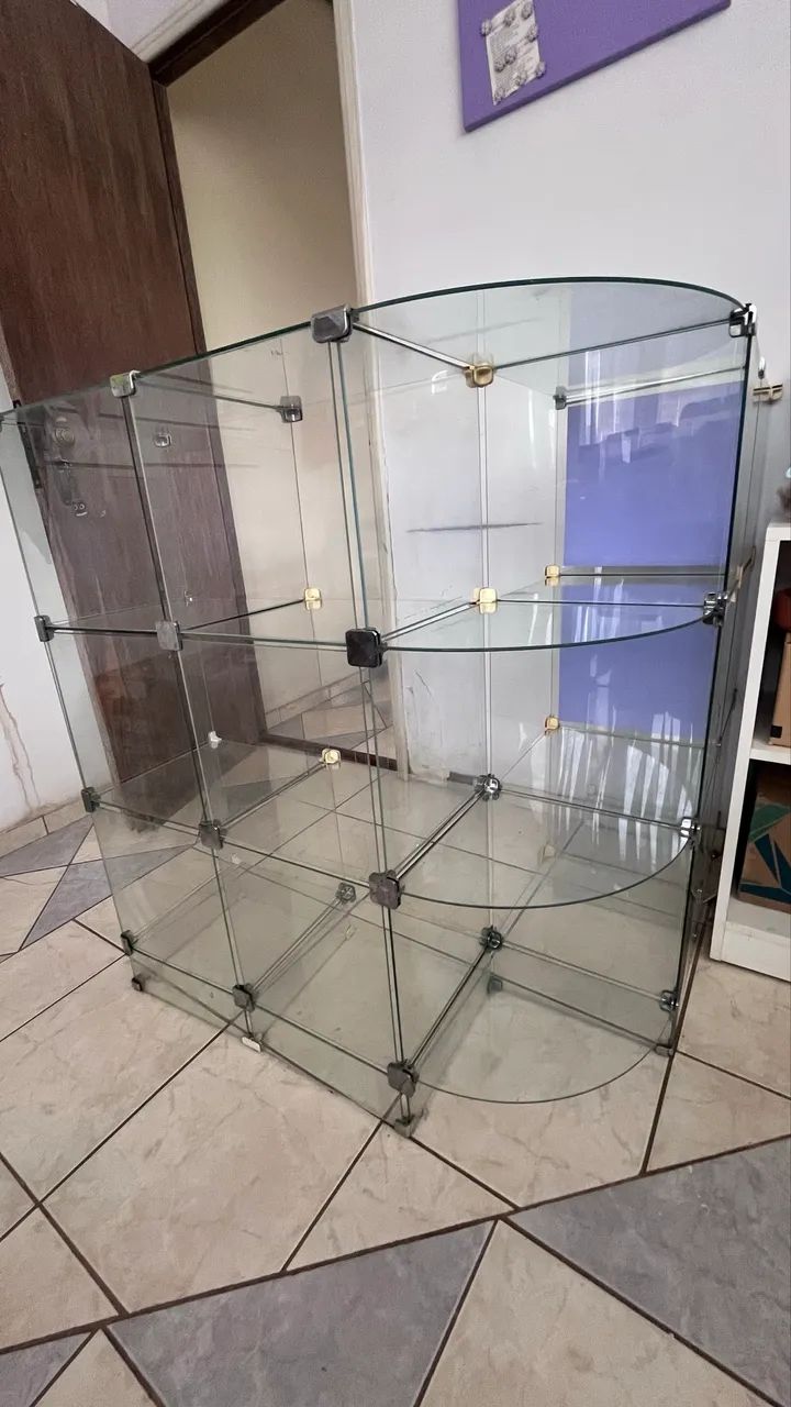 Vitrine de vidro balcão expositor  - Foto 2