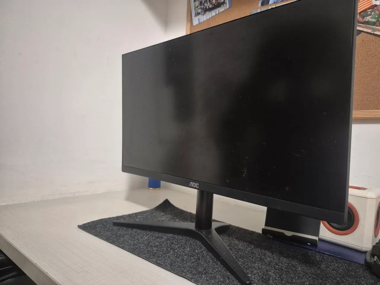 Monitor AOC Full HD LED - Bordas Ultrafinas (Excelente Estado) 24 polegadas - Foto 3