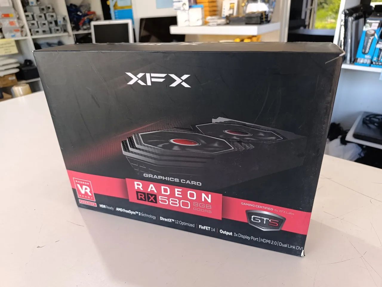 Placa de vídeo Rx580 XfX 8 GB 
