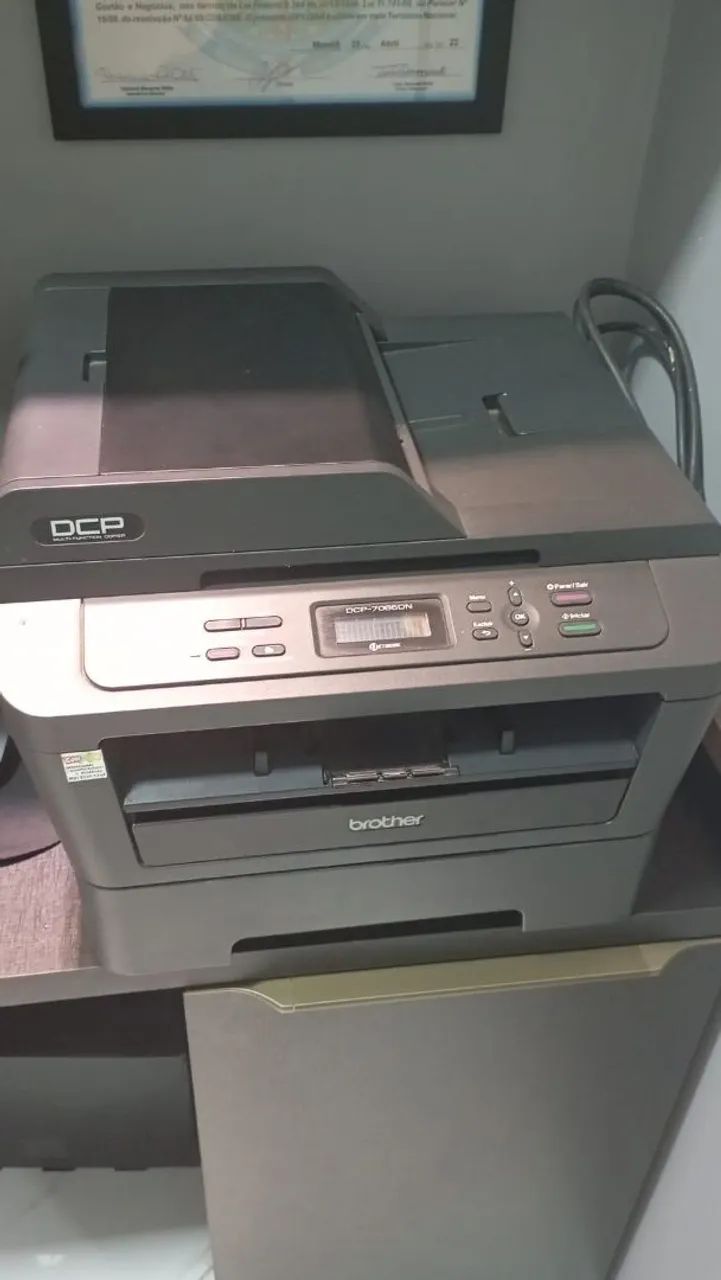 Impressora brother com toner funcionando perfeitamente 