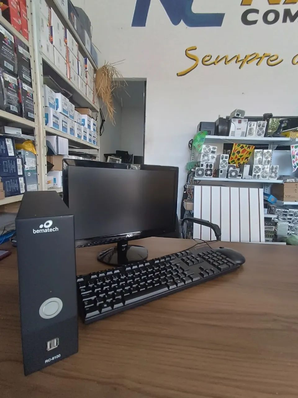 Computador Intel 4GB Com SSD Mine Completo Para Estudo Trabalho - Foto 2