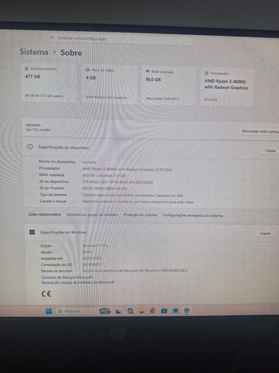PC AMD RYZEN 5