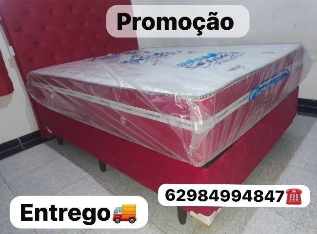 Cama de casal colchão d33 