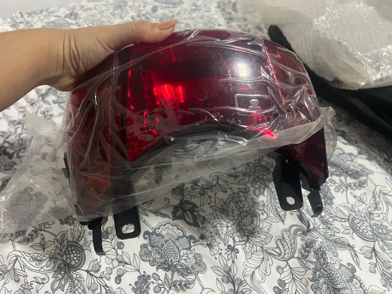 Lanterna de moto com Led