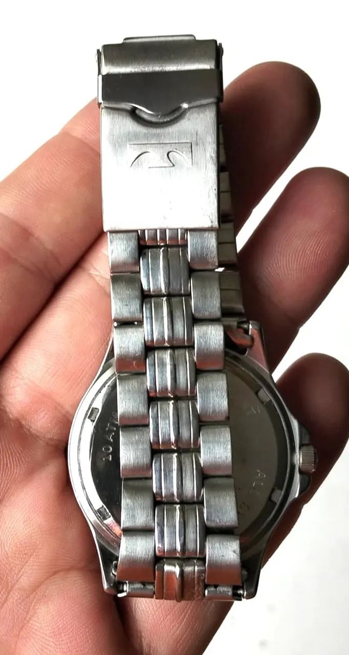 Relógio de Pulso Technos (Linha Skymaster) - Caixa e Pulseira de Aço - Usado - Foto 5
