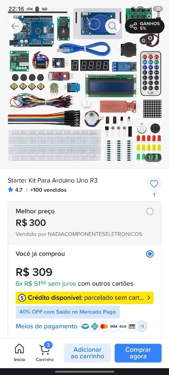 Kit Arduino - Foto 2