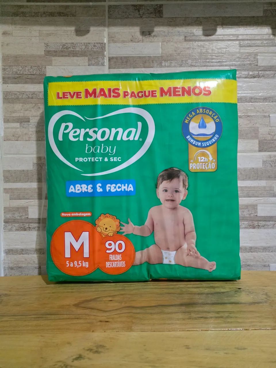 Fralda Baby Protect & Sec 90un M Personal