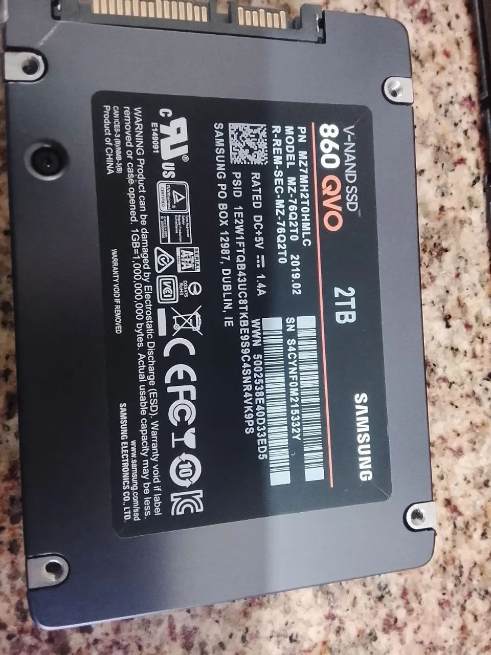 Disco Est. Sol QVO 860 2TB - Foto 2