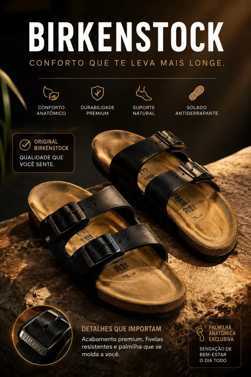 BIRKENSTOCK sandália 