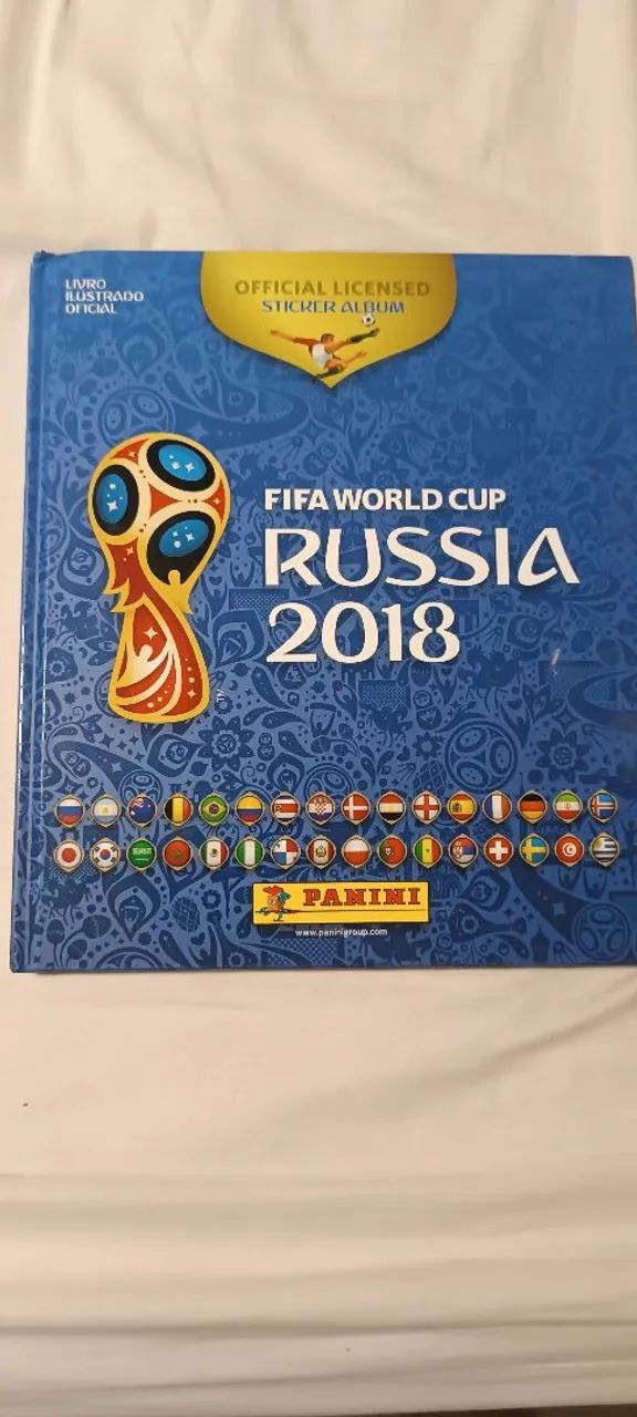 Álbum completo copa 2018 e copa 2022