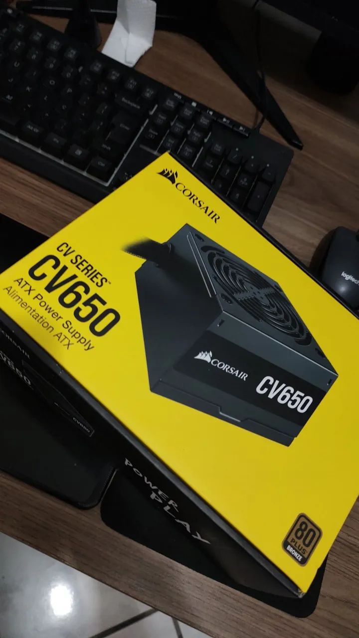 Fonte Corsair Cv650W 
