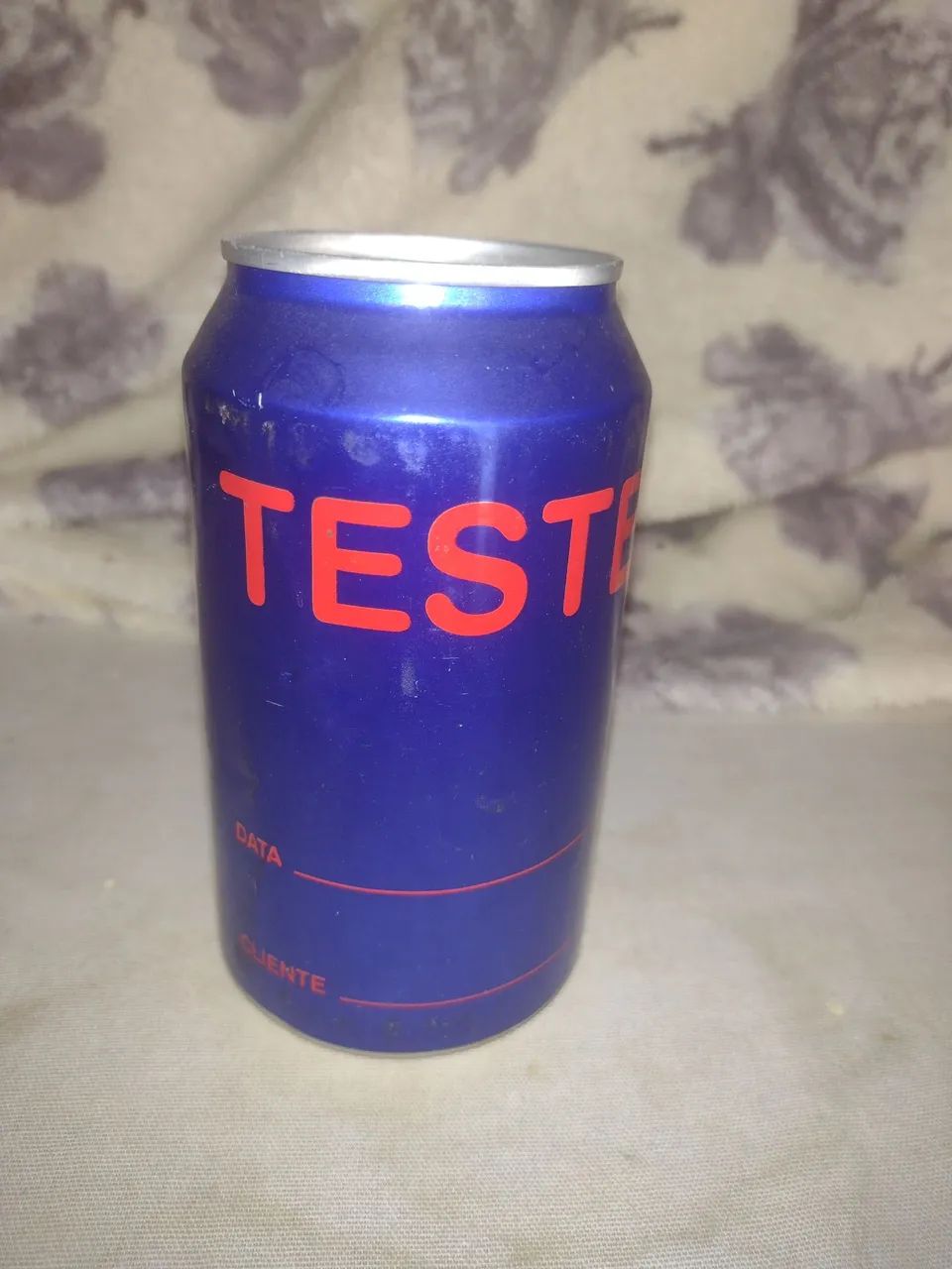 Latas de cervejas de teste 