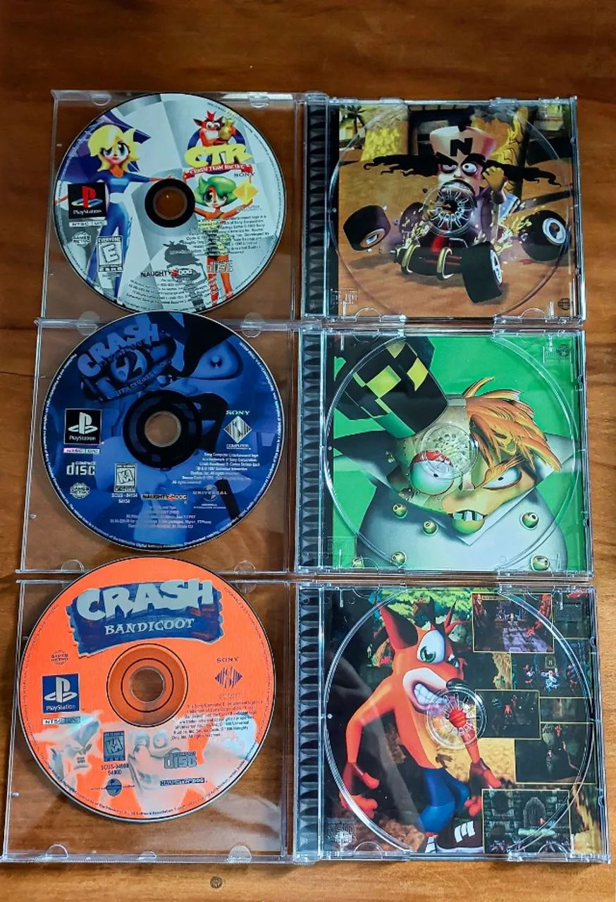 Crash Bandicoot Box com Crash Kart CTR Box Repro Industrial Limitado! - Foto 2