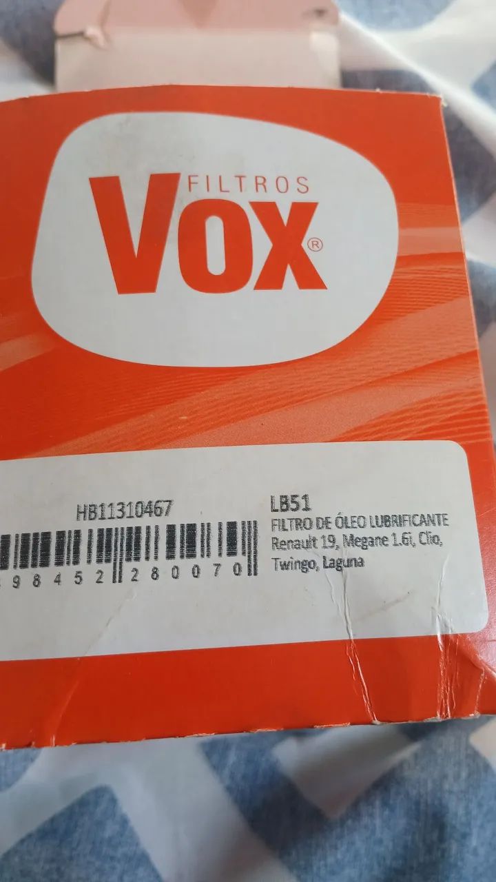 Filtro de óleo vox - Foto 2