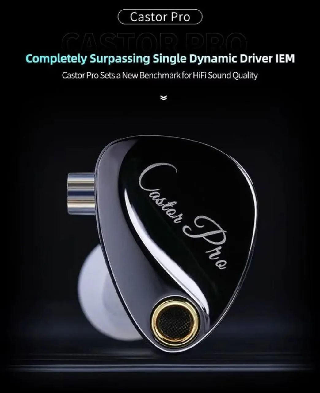 Fone IEM KZ Castor Pro Bass (LACRADO) - Foto 4