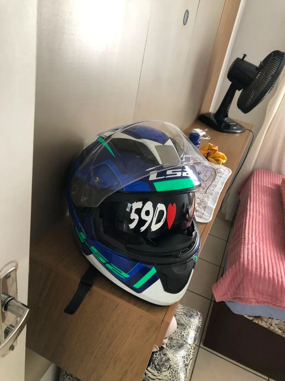 Vendo capacete LS2 com óculos - Foto 5