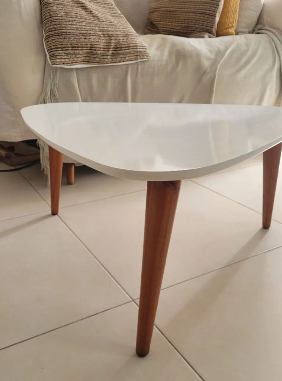 MESA DE CENTRO BRANCA - Foto 2