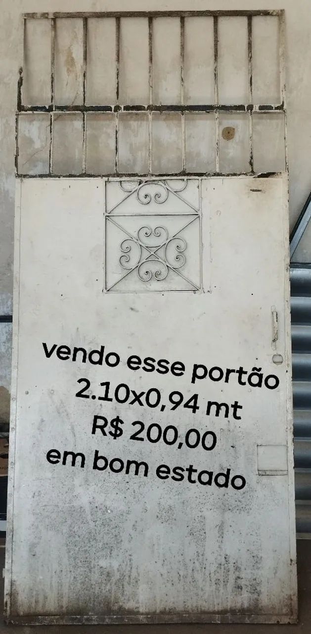 JR SERRALHEIRO, VENDO portão e banquinho retrátil e outros