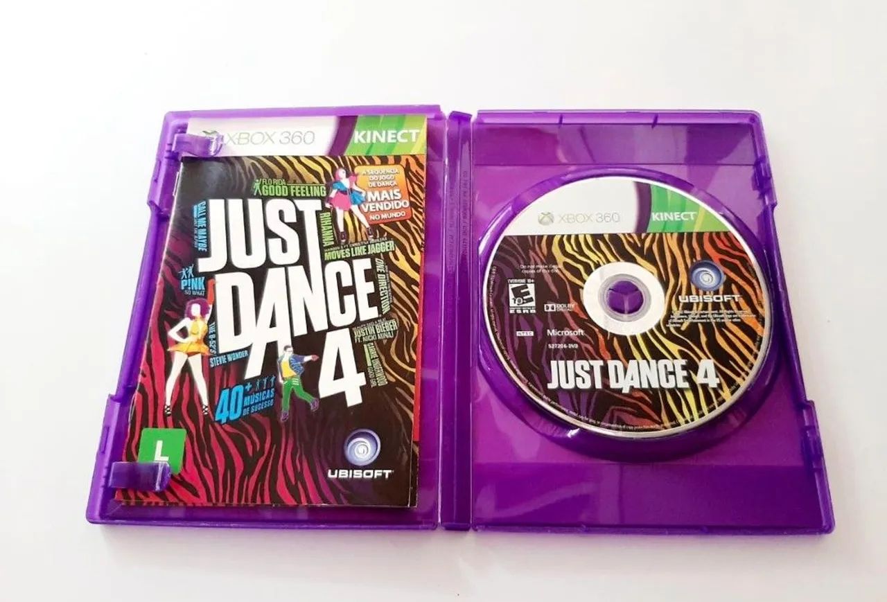 Just Dance 4 para Xbox 360. Produto usado 
