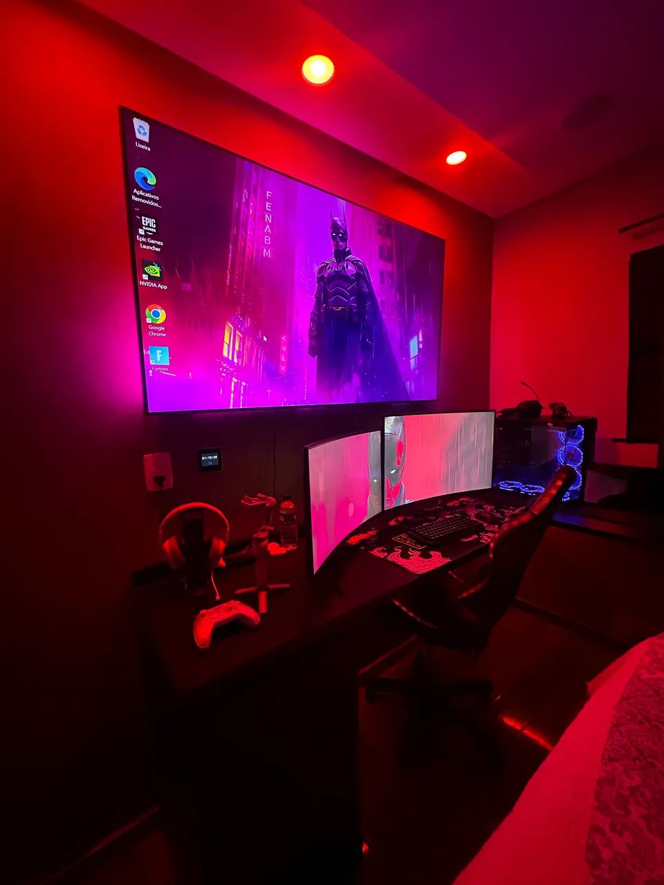 Monitor Gamer Curvo 32 Polegadas 165 hz - Foto 3