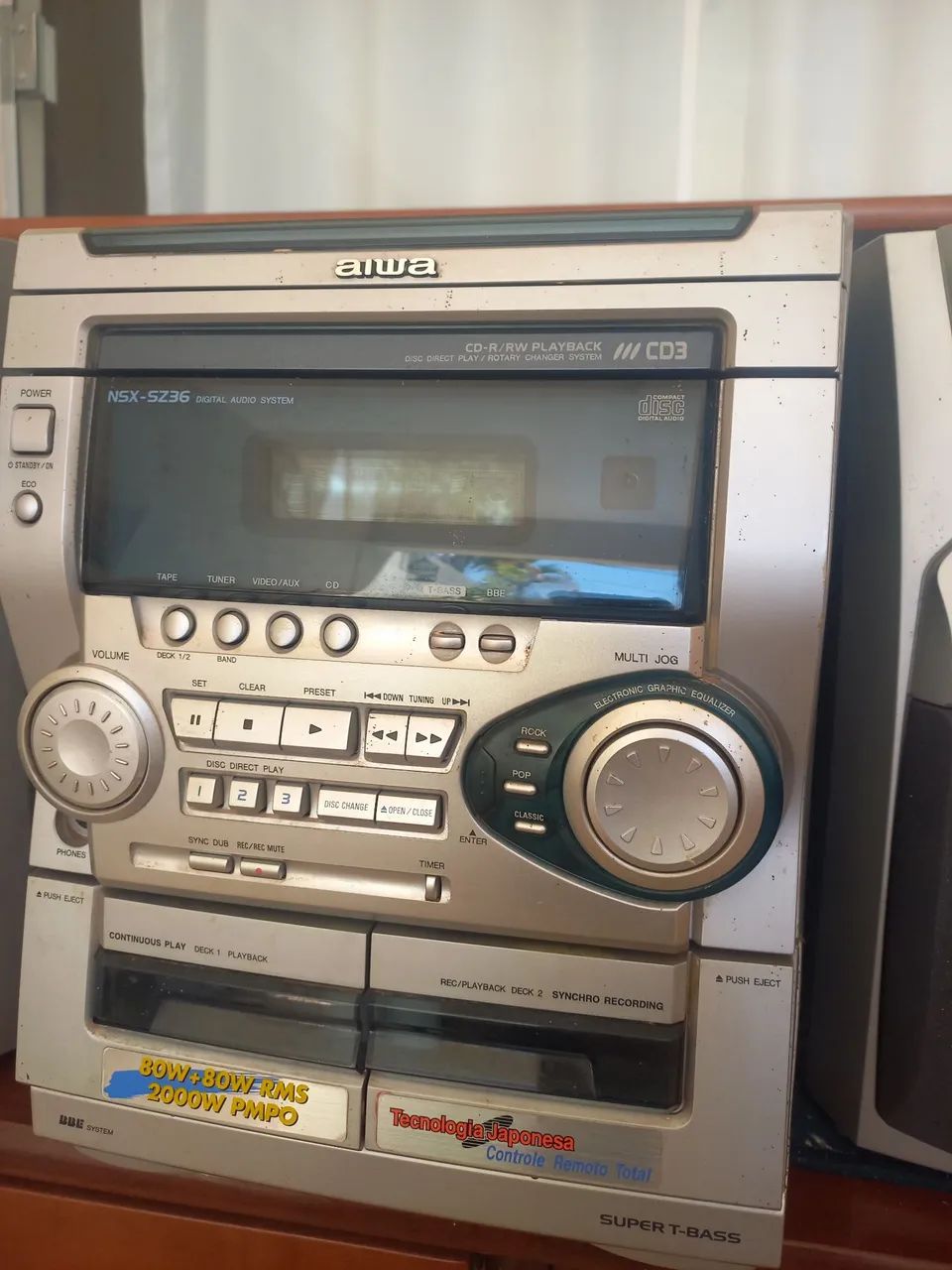 Mini-system Aiwa 2.000w pmpo - Foto 2